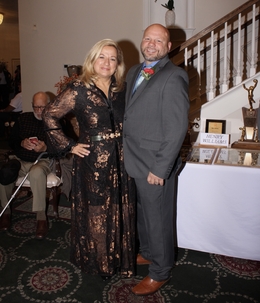 Michelle Gallagher with Harry Joe Yorgey