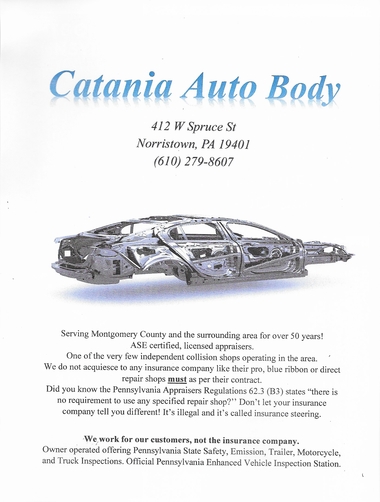 Catania Auto Body ad